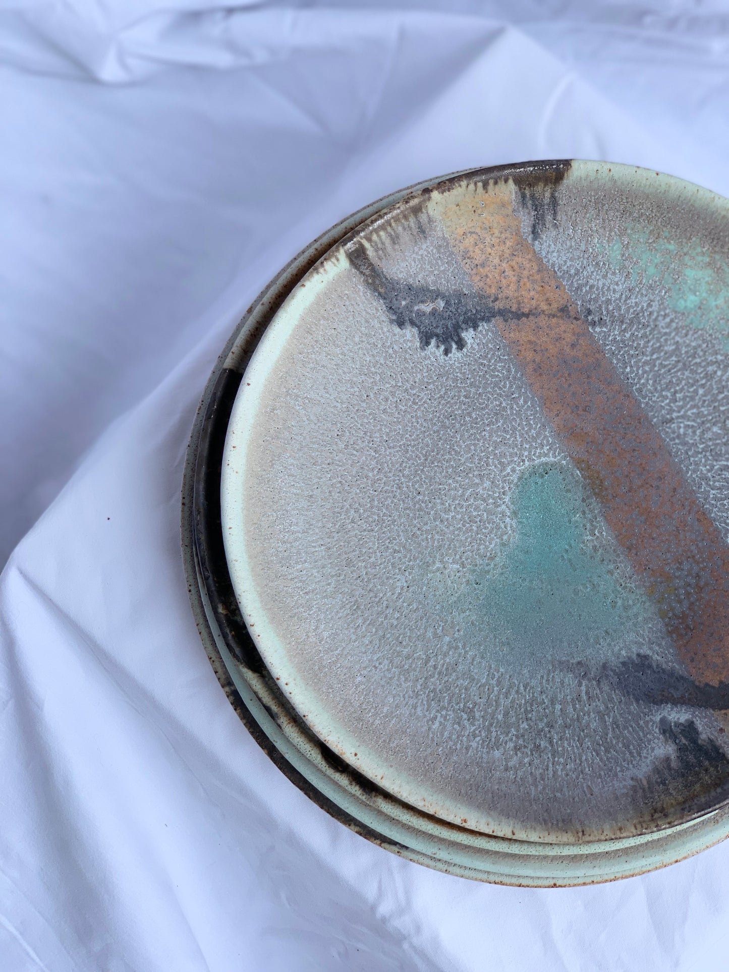 Enchanted Waterfall - Set of 4 Plates. (Made to Oder)